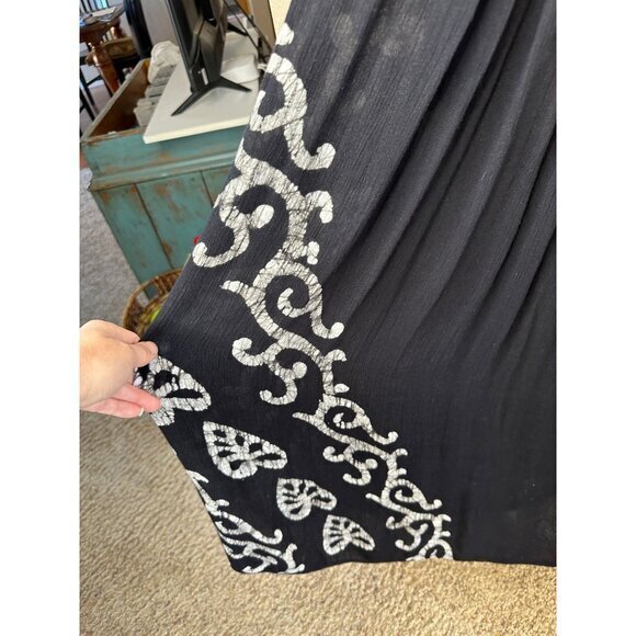 Vintage In Gear Women's Black Dress Size OS sleeveless‎ long dress pullover - Picture 2 of 9